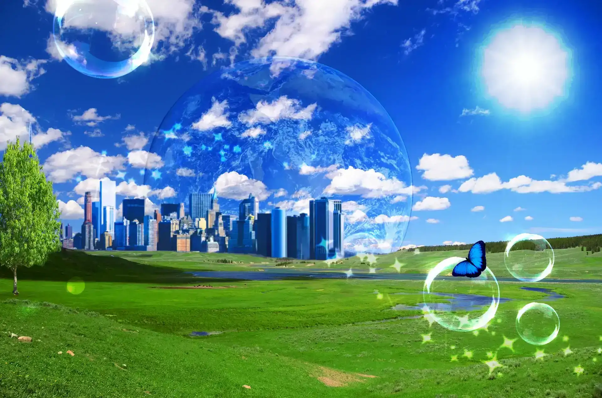 Bubble Metropolis